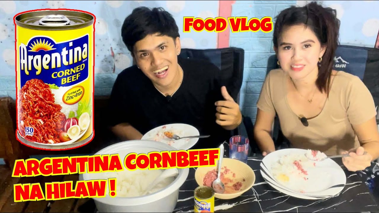 ARGENTINA CORNBEEF NA HILAW ! FOOD VLOG