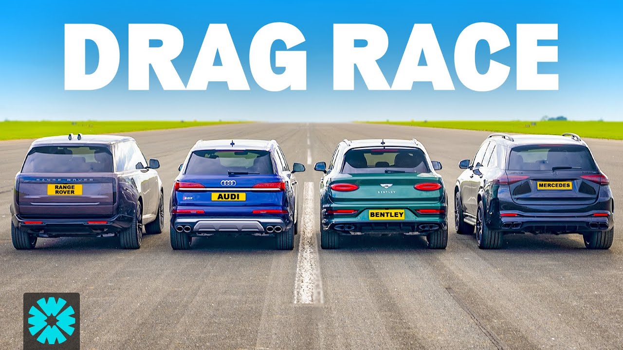V8 RACE: Bentley v AMG v Range Rover v Audi