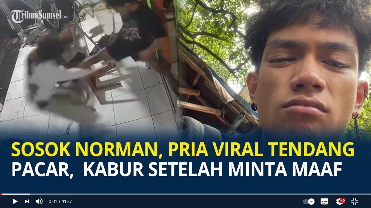 Sosok Norman Tarigan, Pria Viral Tendang Pacar, Kabur Setelah Minta Maaf