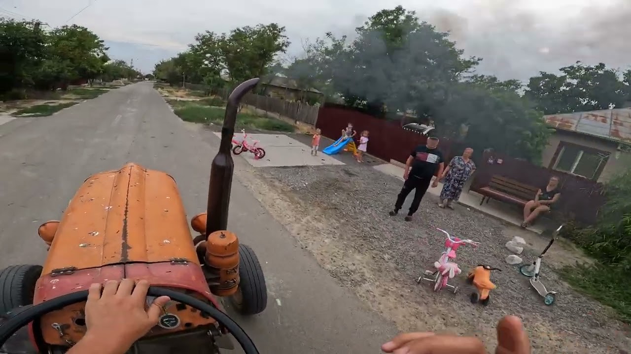 Am mers la porumb cu tractorul!!!!