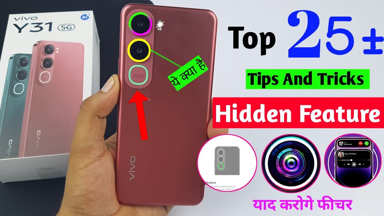 Vivo Y31 5G Hidden Feature | Vivo Y31 5g tips and tricks | Vivo Y31 5G Top 25+ hidden feature #part1