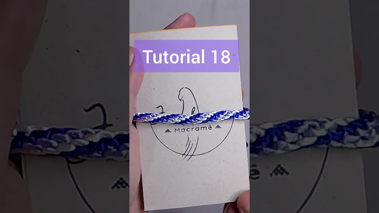 Pulseira de macramê - tutorial 18