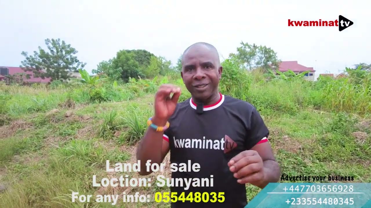 Buy a land in #sunyani the Peaceful city in Ghana￼ #diaspora #properties