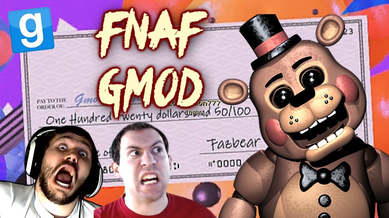 FNAF 2 GMod Horror Map w/ Wade | Night 5 Complete!
