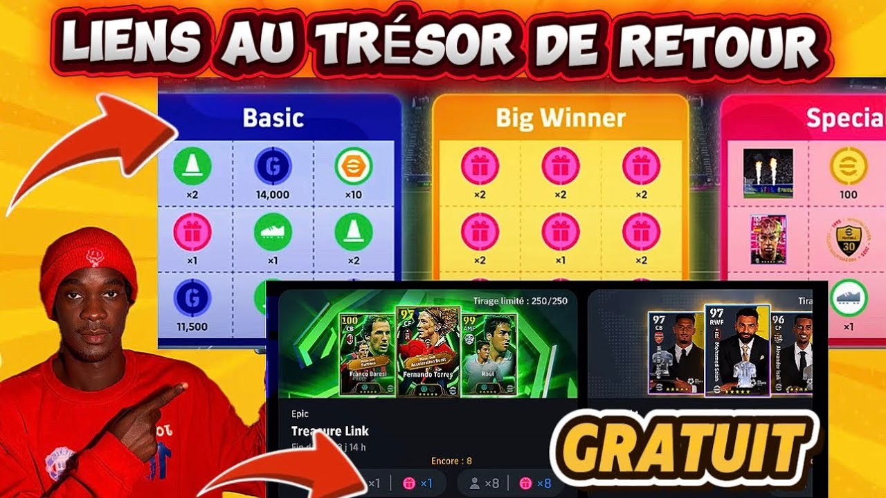 LIENS AU TRÉSOR DE RETOUR SUR EFOOTBALL 2026 TOUT SAVOIR 