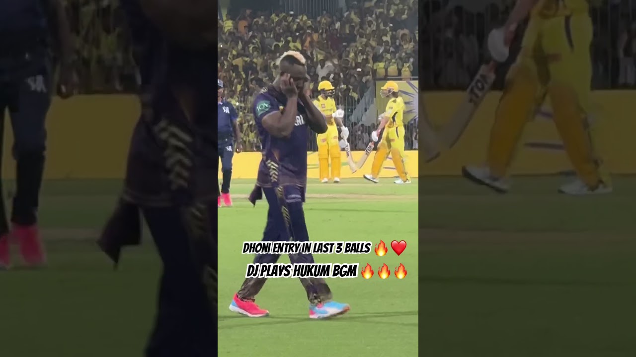 DJ played hukum bgm for Dhoni entry 🔥#msdhoni #chennai #csk #dhoni #ipl2024 #msd #msdhonibgm #msd