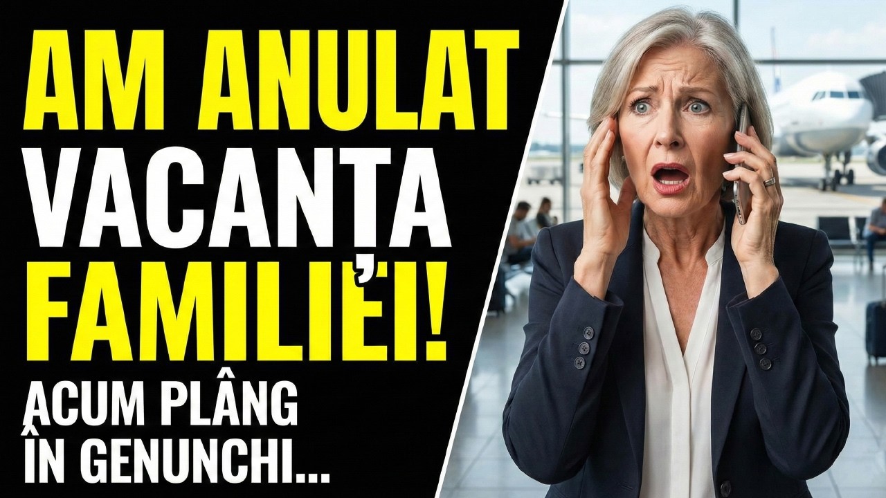 „Am plătit vacanța tuturor, dar la gară ginerele i-a dat biletul meu mamei sale. Un singur apel...