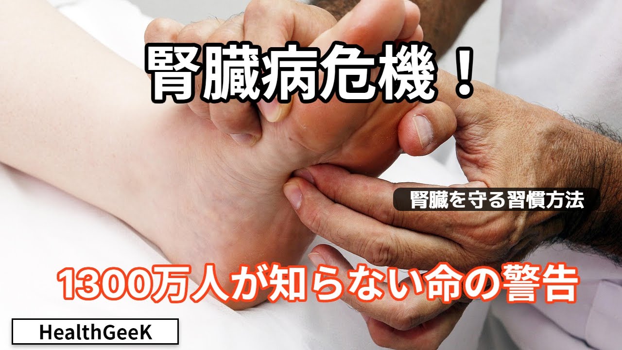 「8人に1人がなる腎臓病 あなたを守る食事と生活習慣」「腎臓は沈黙の臓器 だからこそ知識で守る」#腎臓を守る#慢性腎臓病#健康寿命#予防医学#血管ケア#高血圧対策#腎臓食#健康チャンネル