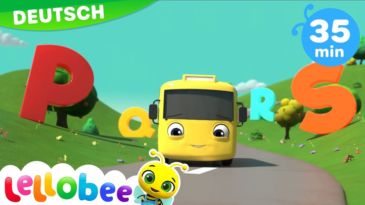Lerne das ABC Lied | Alphabet lernen | Kinderlieder | Lellobee Deutsch | Cartoons für Kinder