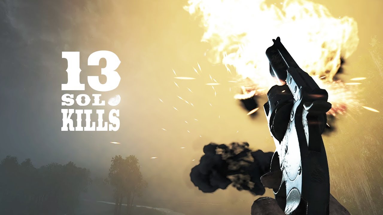 Awesome 13 Kills SOLO in Hunt: Showdown | A Western Night Battle in Lower DeSalle (Full-Match)