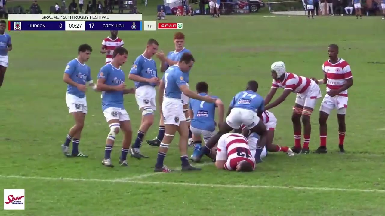 Grey High win over Hudson | Graeme Rugby Festival | 25 March 2023