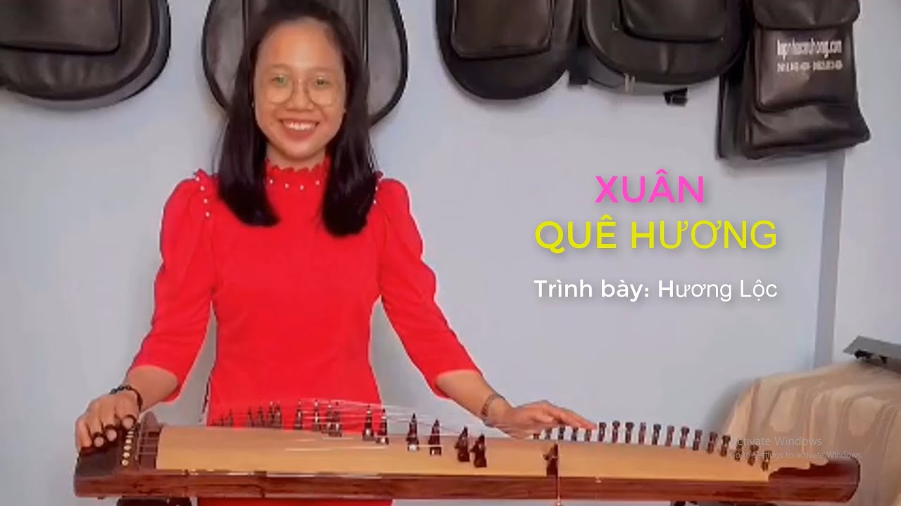 XUÂN QUÊ HƯƠNG - Trình bày : Hương Lộc | YÊU ĐÀN TRANH VIỆT