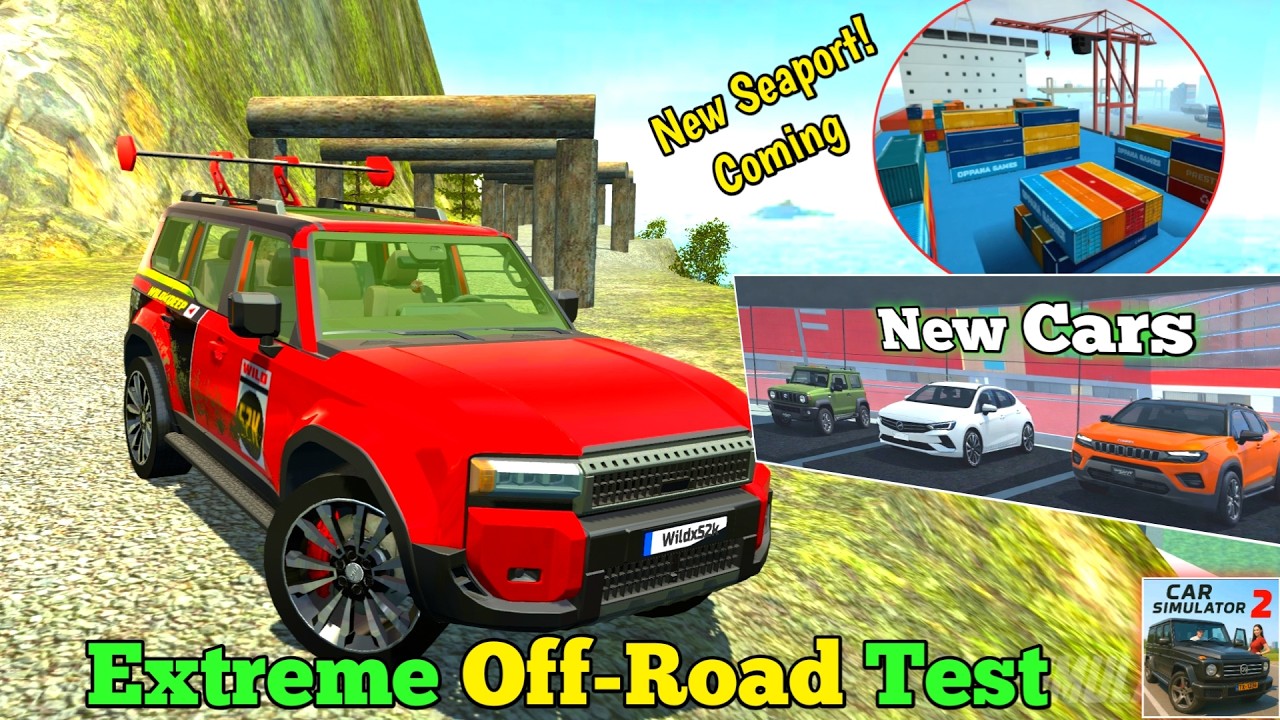 New Seaport😱& New 5 Upcoming Cars in Car Simulator 2 New Update Android Gameplay (Hindi/English)