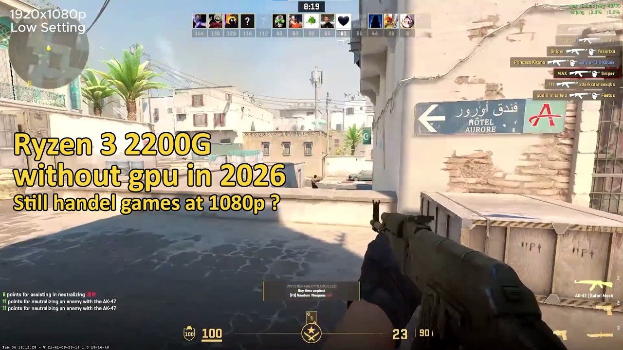 Ryzen 3 2200G in 2026 😬 | Can This OLD CPU Run CS2 at 1080p?