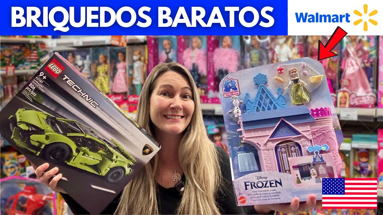 BRINQUEDOS BARATOS no WALMART nos EUA! PREÇOS em 2025.
