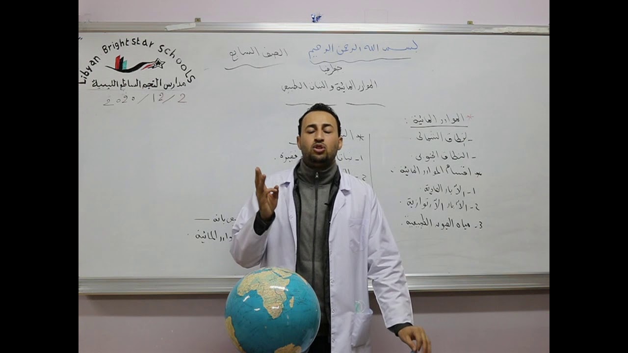 مادة الجغرافيا للصف السابع الأساسي/   درس الموارد المائية والنبات الطبيعي