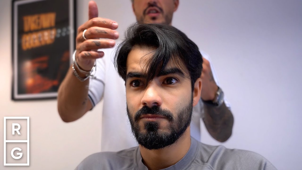 This Haircut Was PERFECT For Him! Miami to London For Our Most VIRAL Scissor Cut