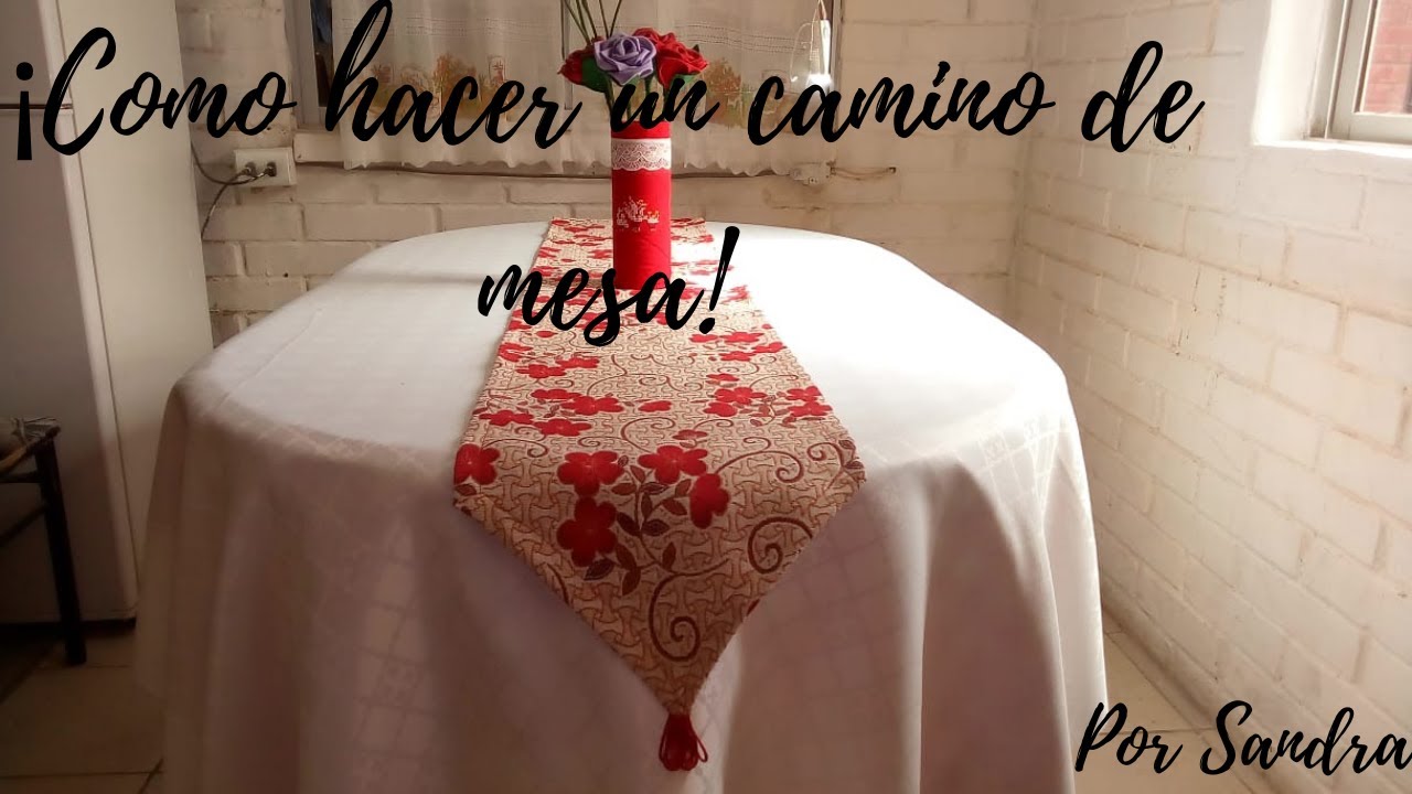 ¡Como hacer un camino de mesa!