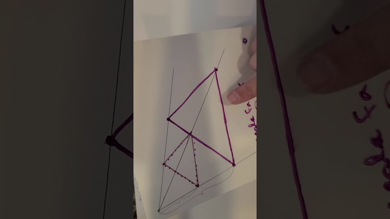 Dilation with scale factor of 3 - no ruler needed