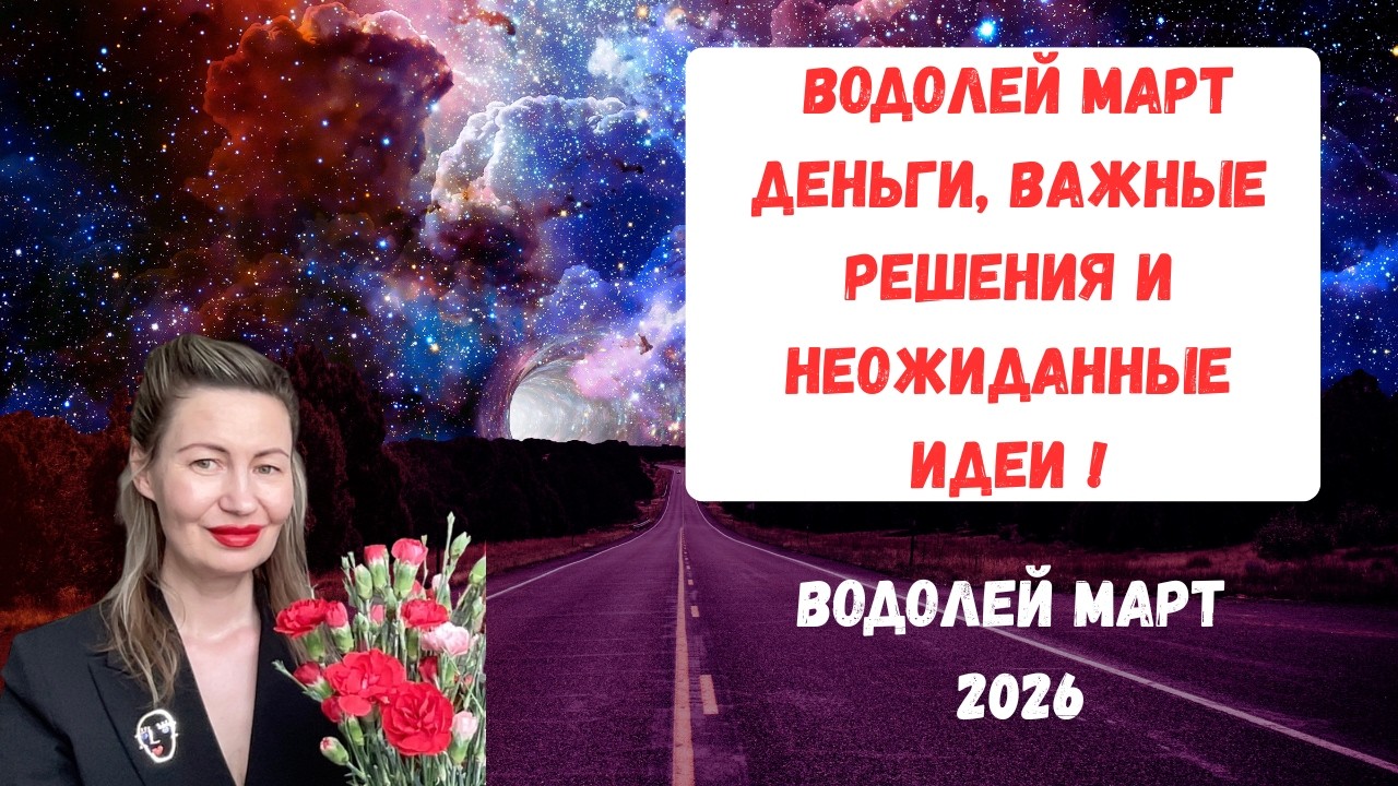 🔥♒️ Водолей Март Деньги, важные решения и неожиданные идеи.#водолей2026 #гороскопмарт2026