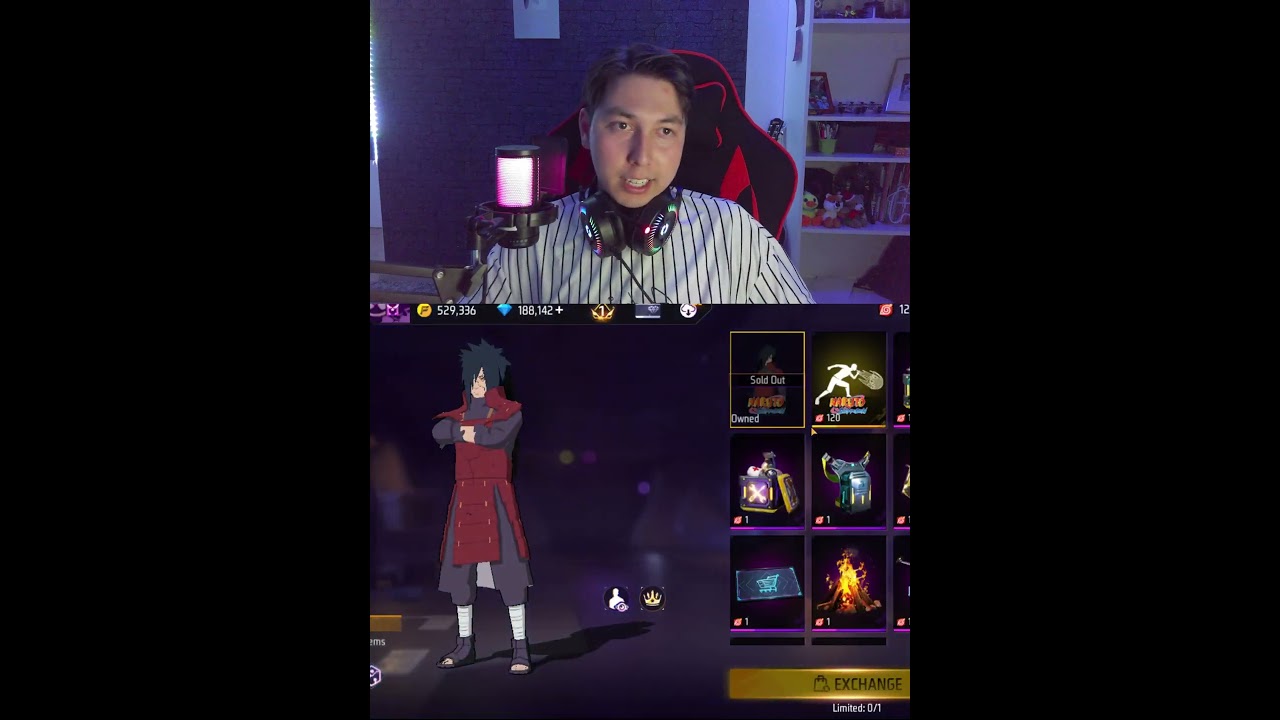 Madara Bundle in Free Fire 🥶