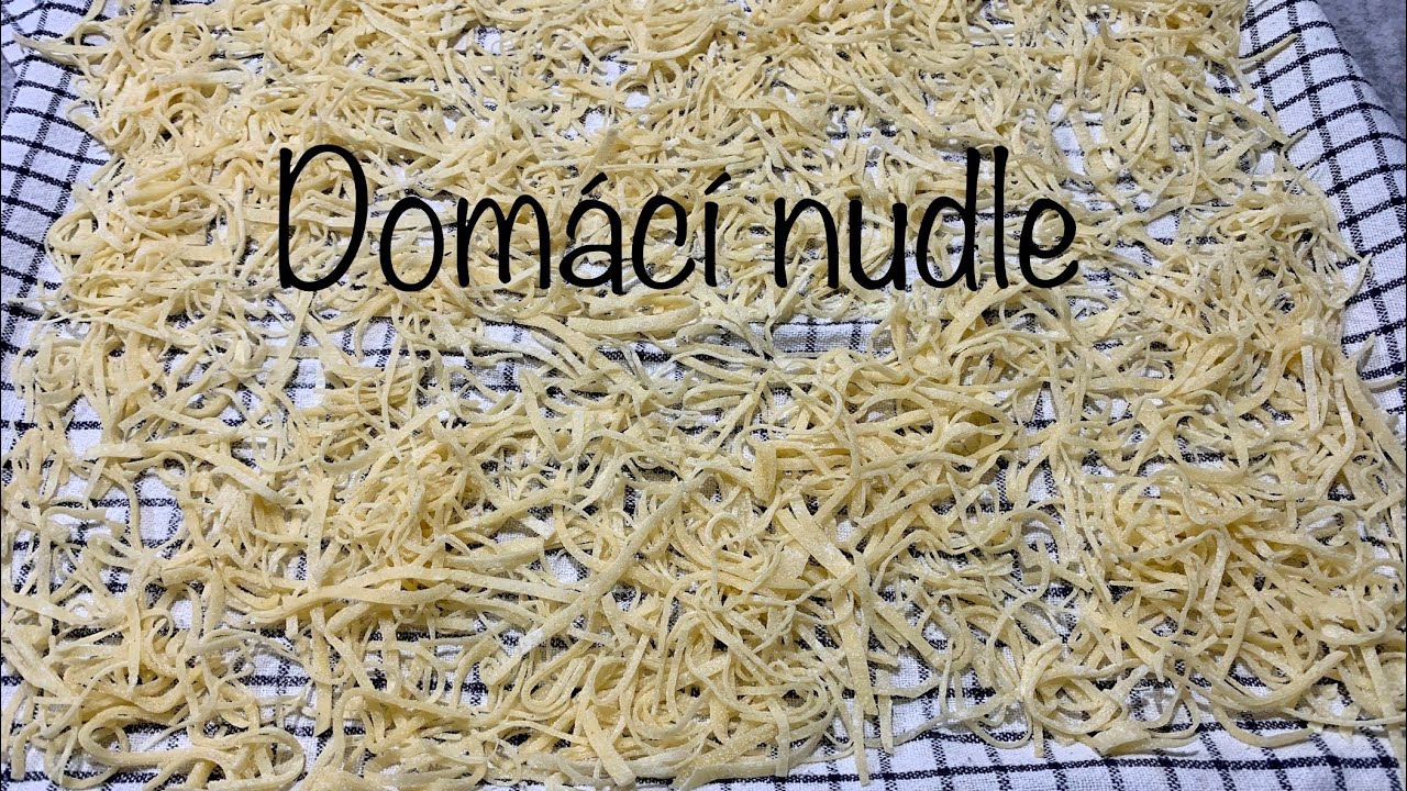 Domácí nudle do polévky