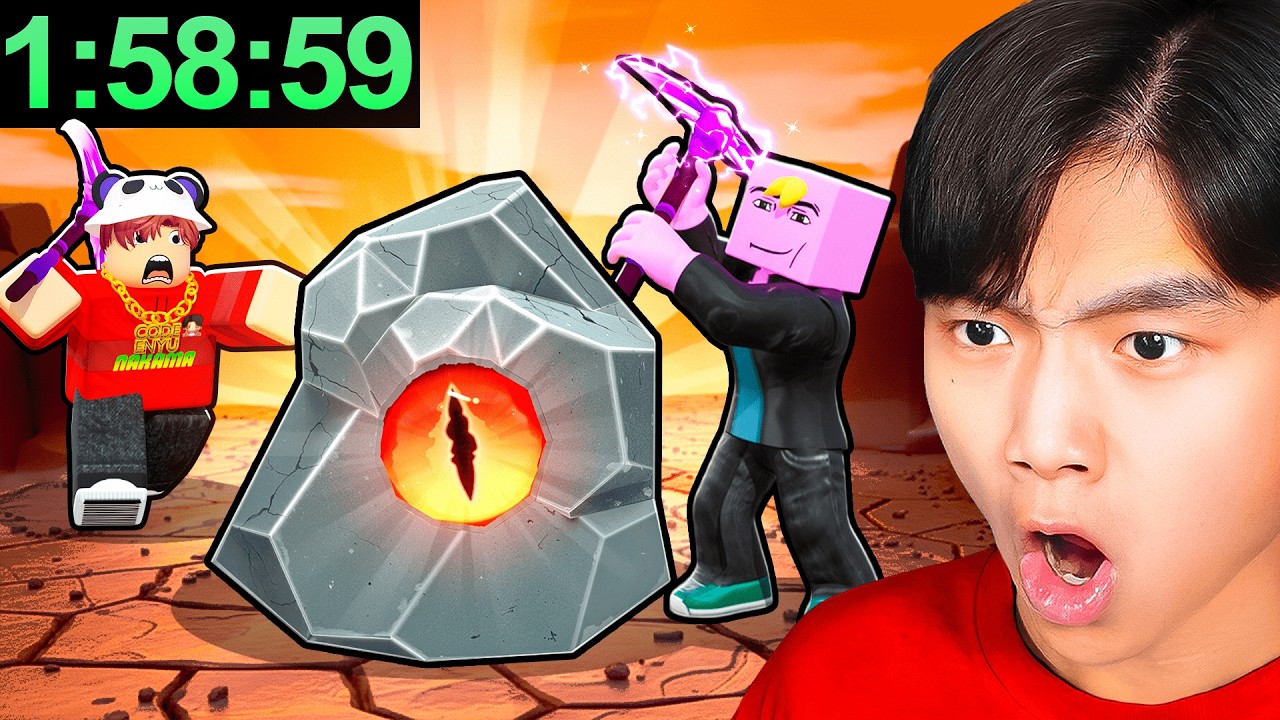 We Raced to MAX LEVEL in THE FORGE... (Roblox)