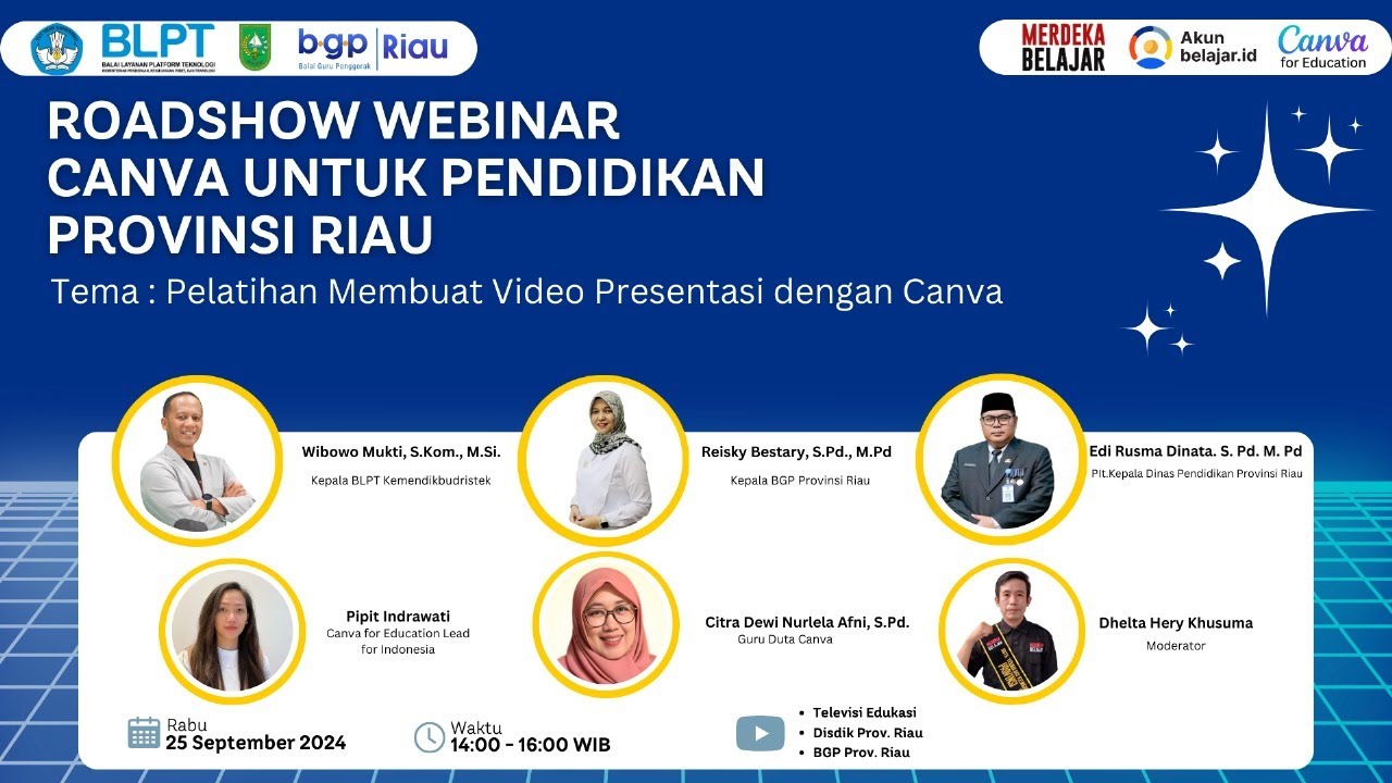 Roadshow Canva untuk Pendidikan | Provinsi Riau