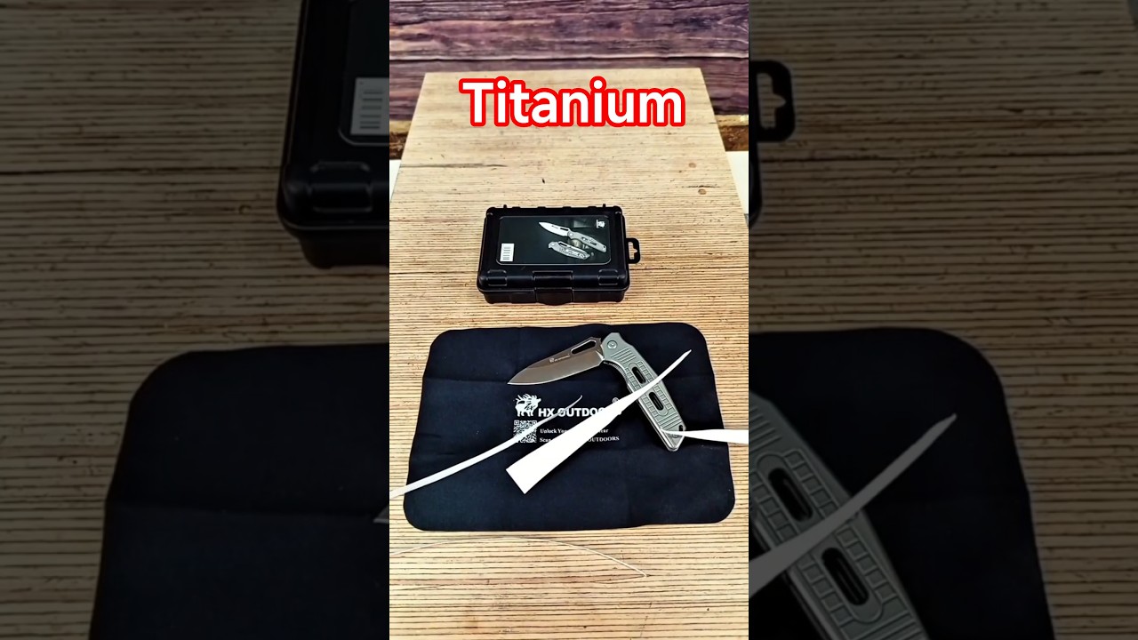Outdoor Knife | Extremely Sharp |Titanium Handle 
