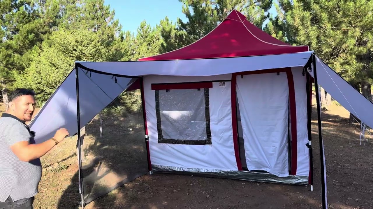 XL model kamp çadırı ve Lowe model ‘ kurulum ve ince detaylar