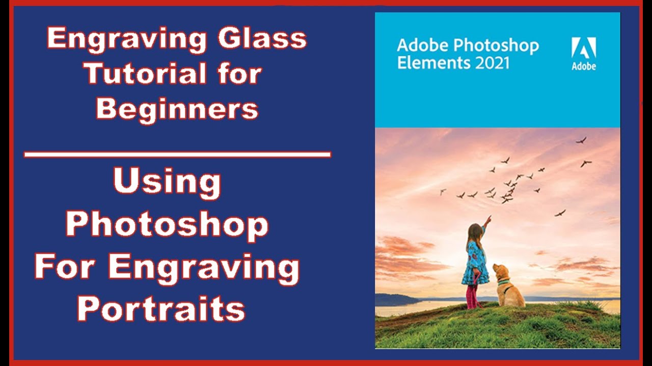 Glass engraving tutorial for beginners. Using Photoshop for engraving portraits