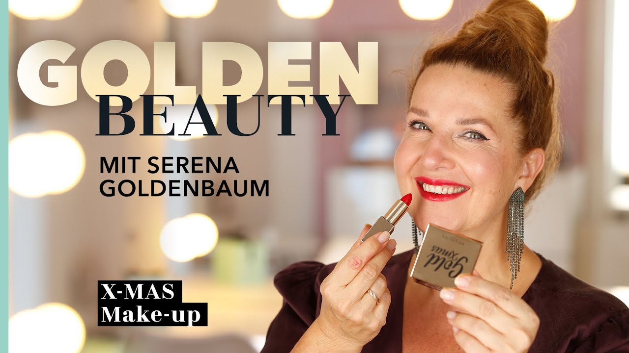 X-MAS MAKE-UP für REIFE HAUT - einfach & schnell! I Golden Beauty