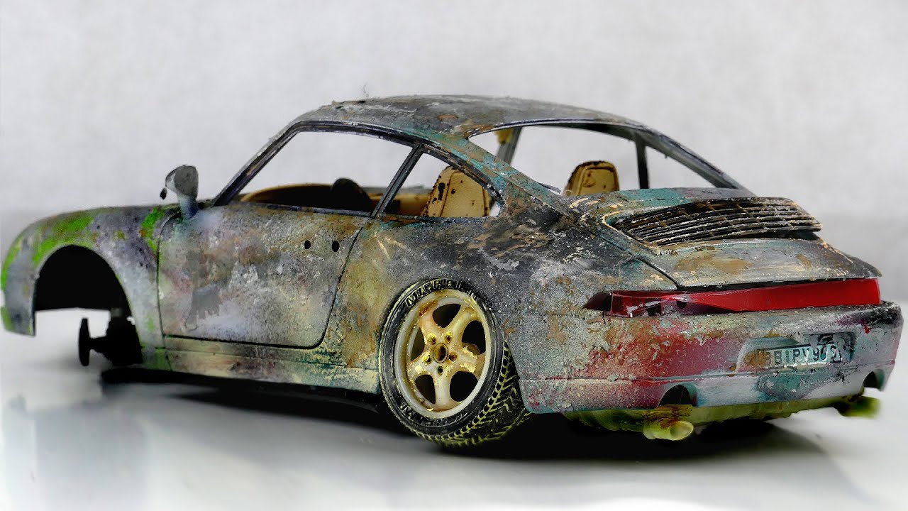 Restoration abandoned Porsche 911 Carrera tuning Model Car by Good Restore