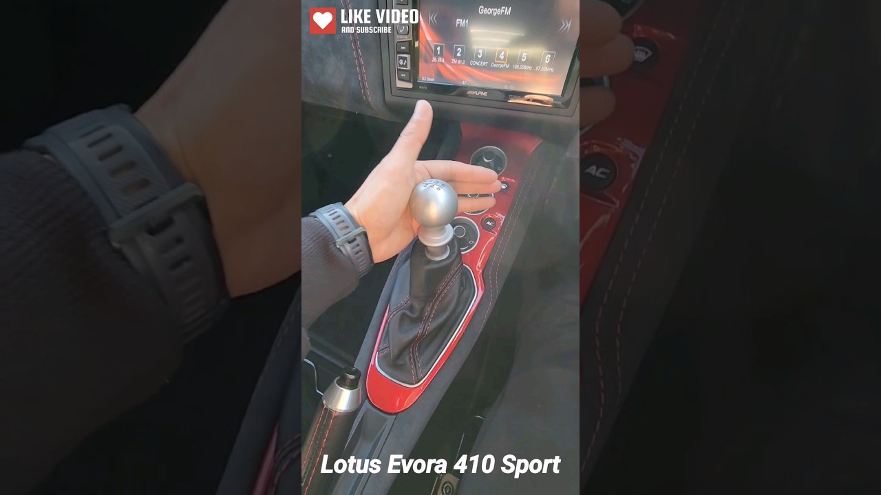 It's like loading a rifle when you shift gears in a Lotus Evora #evora  #lotus #stickshift #manual