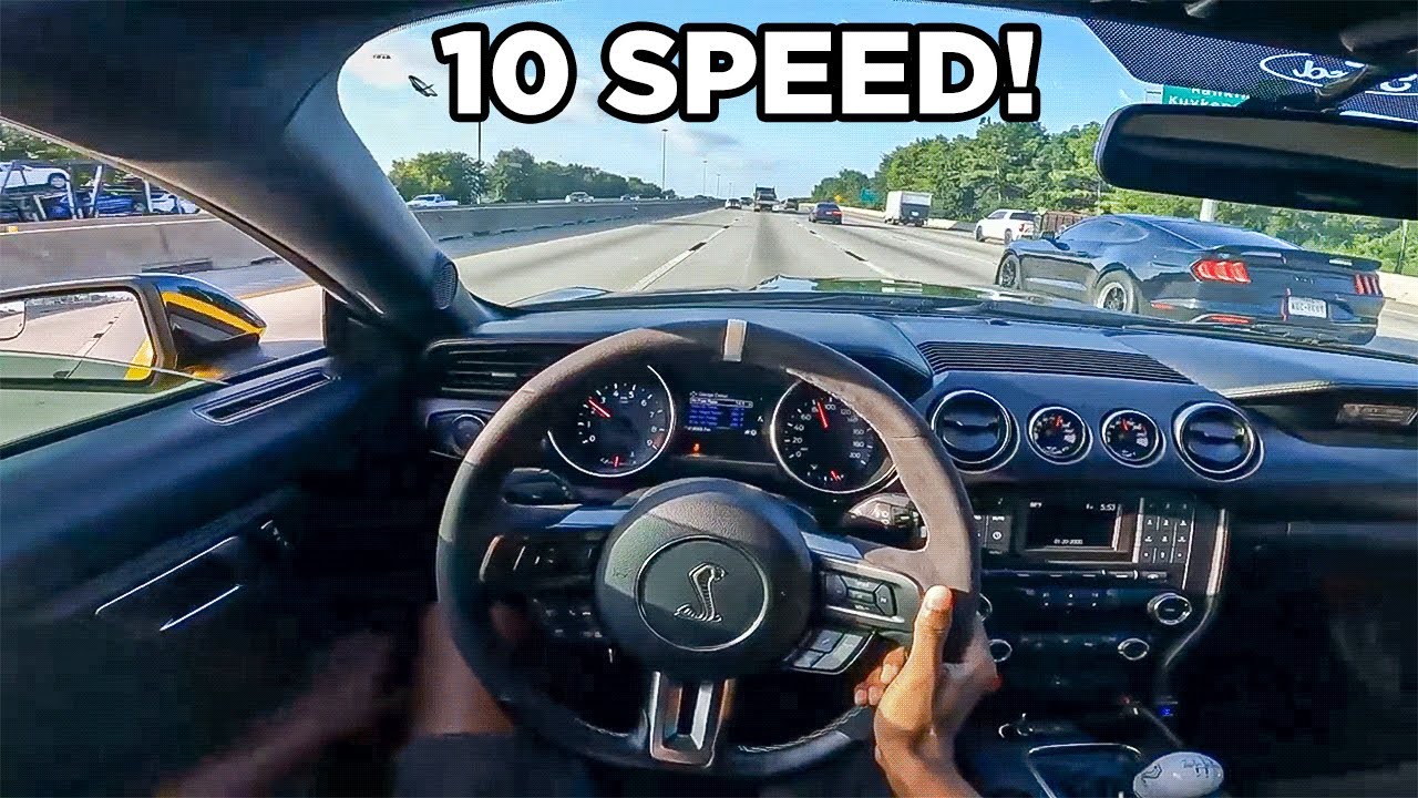 Дерзкий 10-скоростной Mustang GT бросает вызов моему Shelby GT350 и получает от этого удар!