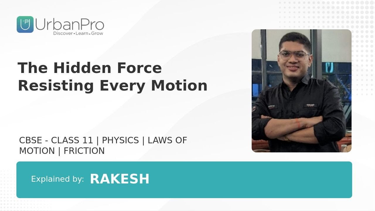 The Hidden Force Resisting Every Motion | Rakesh Nair