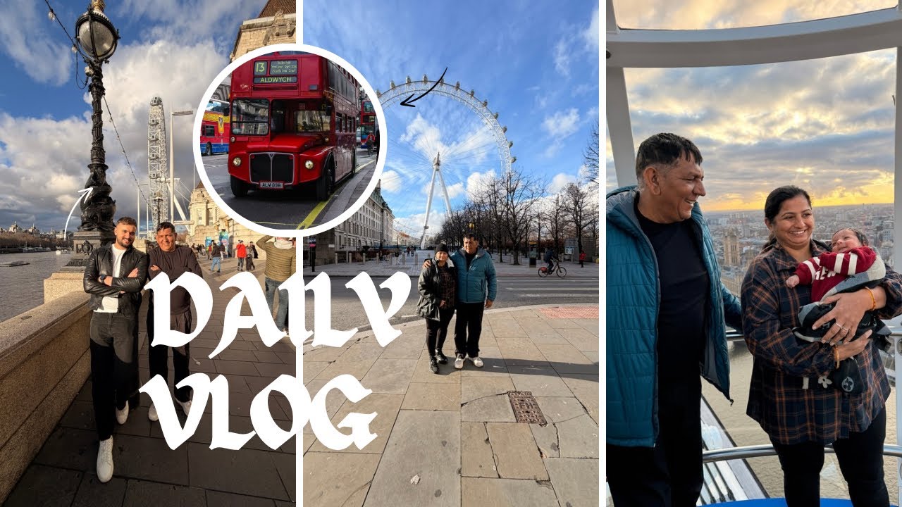 Papa-Mummy Ke Saath Pehli Baar London Eye 🎡 daka | Papa Ko London Pasand Nahi Aaya