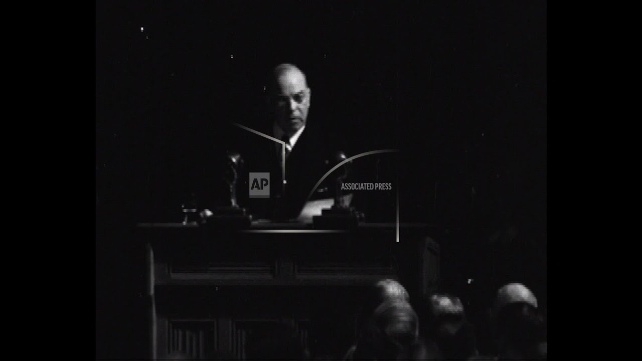 Commonwealth Premiers At Guildhall and House of Parliament - MACKENZIE KING'S SPEECH - SOUND  - CUTS