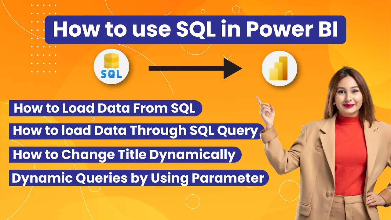 How to connect POWER BI with SQL | Load the Data | SQL Query | Dynamic Queries | KSR DATAVIZON