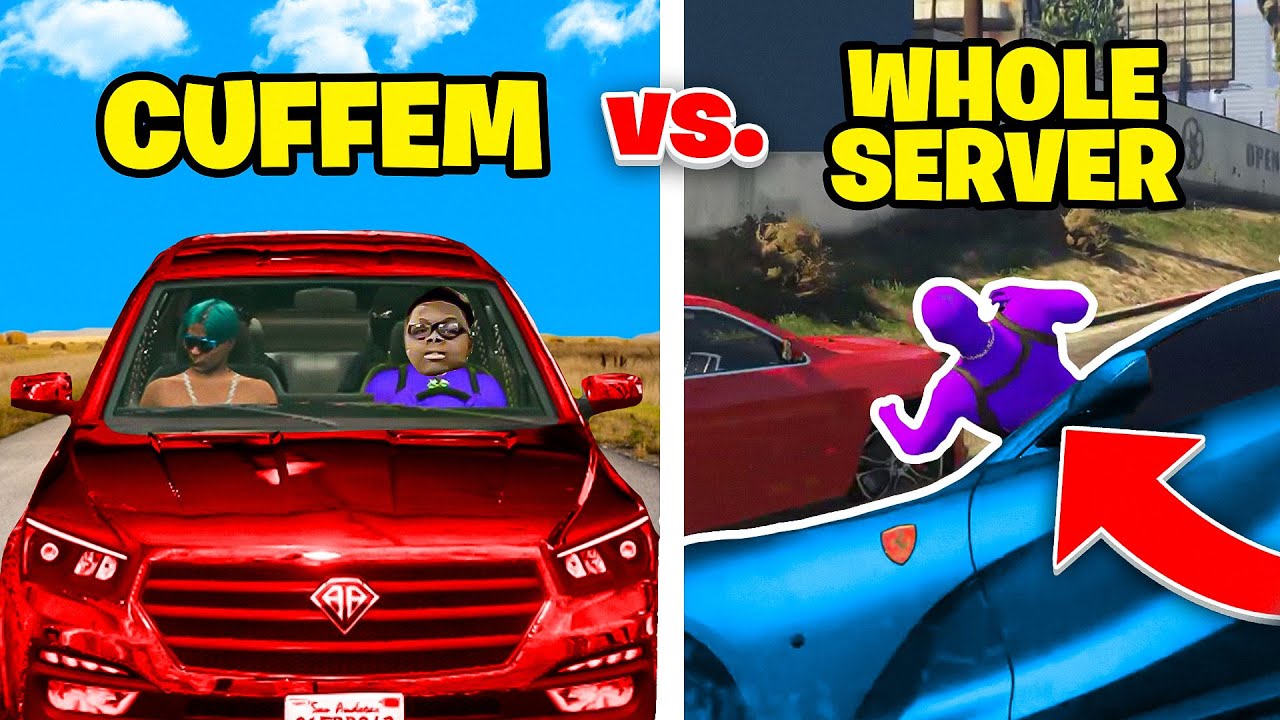 Cuffem tries to survive against EVERYONE at ONCE in GTA RP.. 😳 (SSB WRLD)