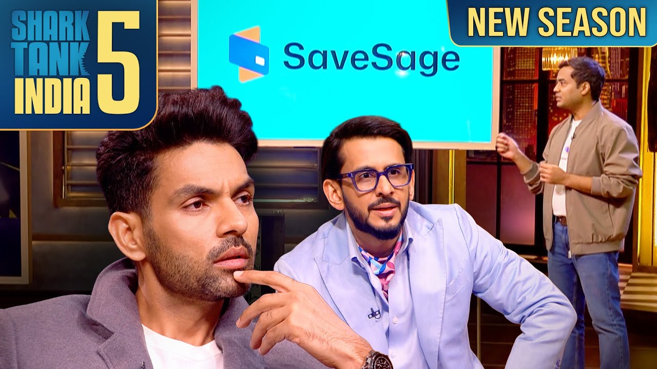 Aman और 'SaveSage' Founder आमने-सामने | Shark Tank India S5 | Male Entrepreneurs