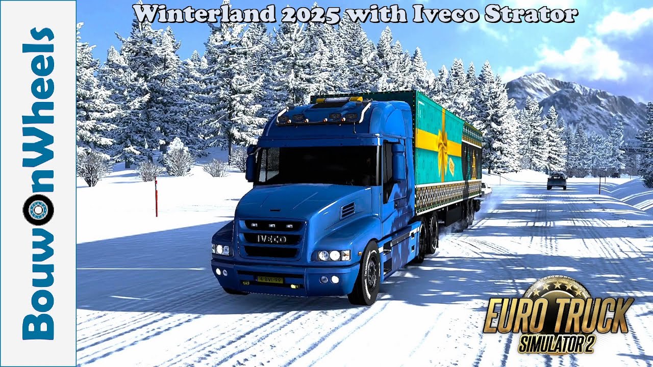 Euro Truck Simulator 2 || Gameplay | Winterland 2025 with Iveco Strator