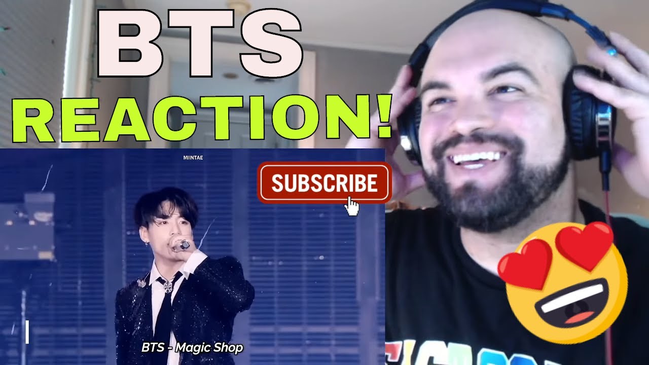 BTS - MAGIC SHOP LIVE ENG SUB REACTION!