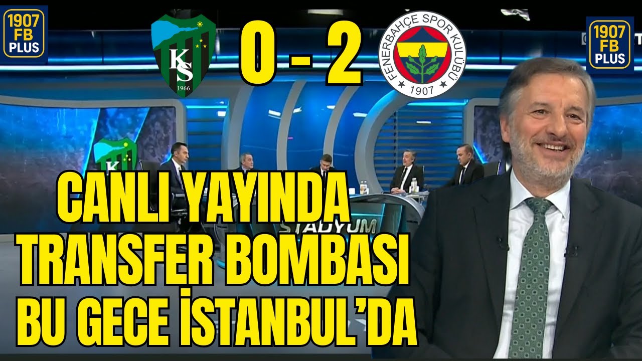 Canlı Yayında Transfer Bombası! Fenerbahçe'nin Yeni Transferi Bu Gece İstanbul'da!