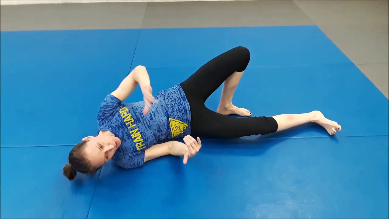 Shrimping! Krav Maga and BJJ exercise to help in ground fighting.