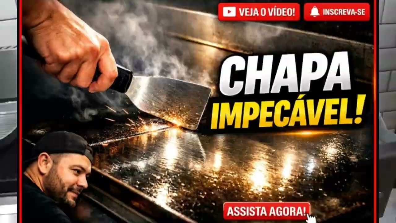 Antes do sabor, vem o respeito. Chapa limpa, trabalho sério. 💪🔥