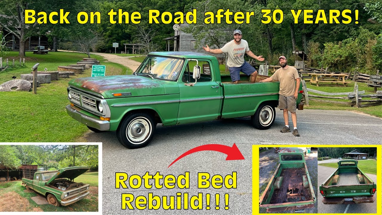Back on the road after 30 YEARS! Barn Fresh 1972 Ford F100 Rescue!