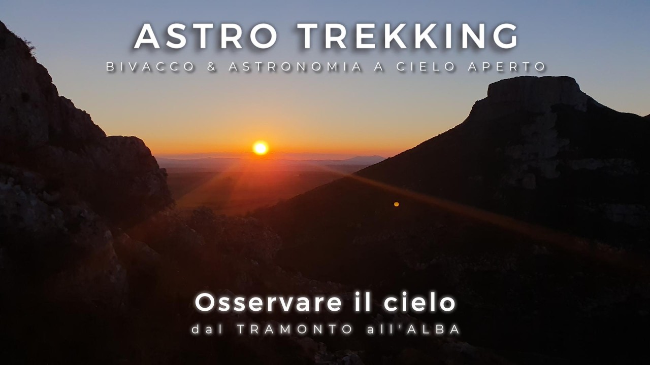 ASTRO TREKKING | Notte Astronomica & Bivacco in Grotta #astronomia #trekking #adventure #ferrata