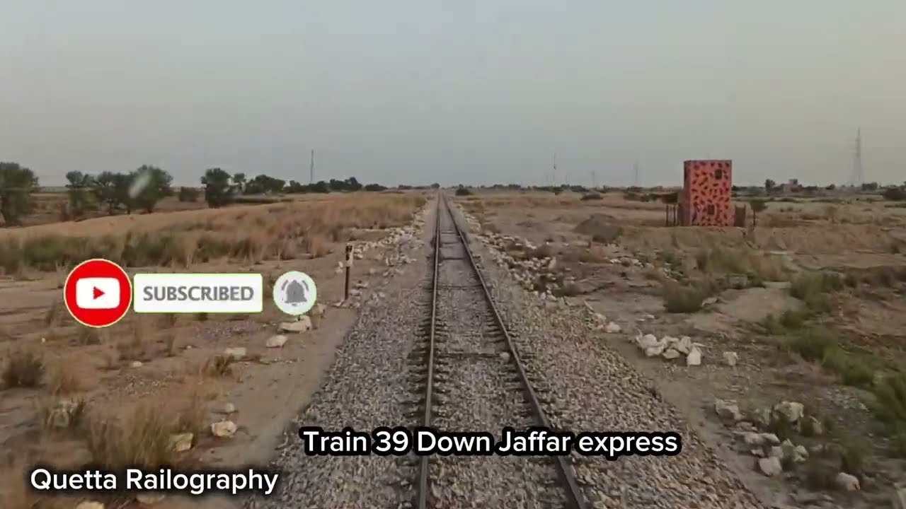 Queen of Four Provinces train Jaffar express  vlog Sibi - Rohri section @QuettaRailography 