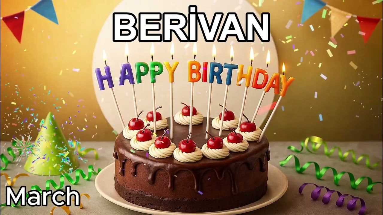 Happy Birthday BERİVAN.   Mars Version
